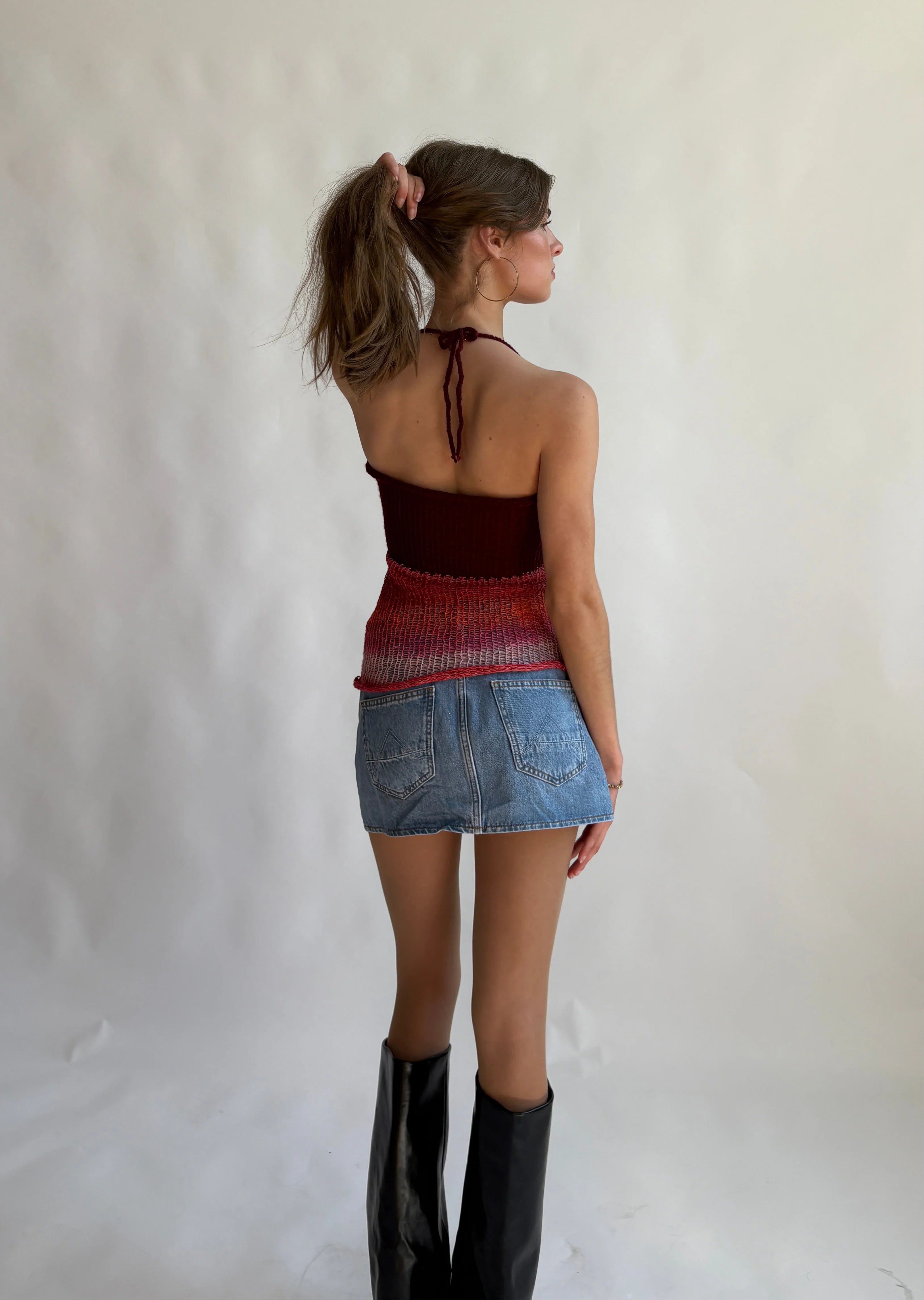 Mirabella top - Red - Image 9