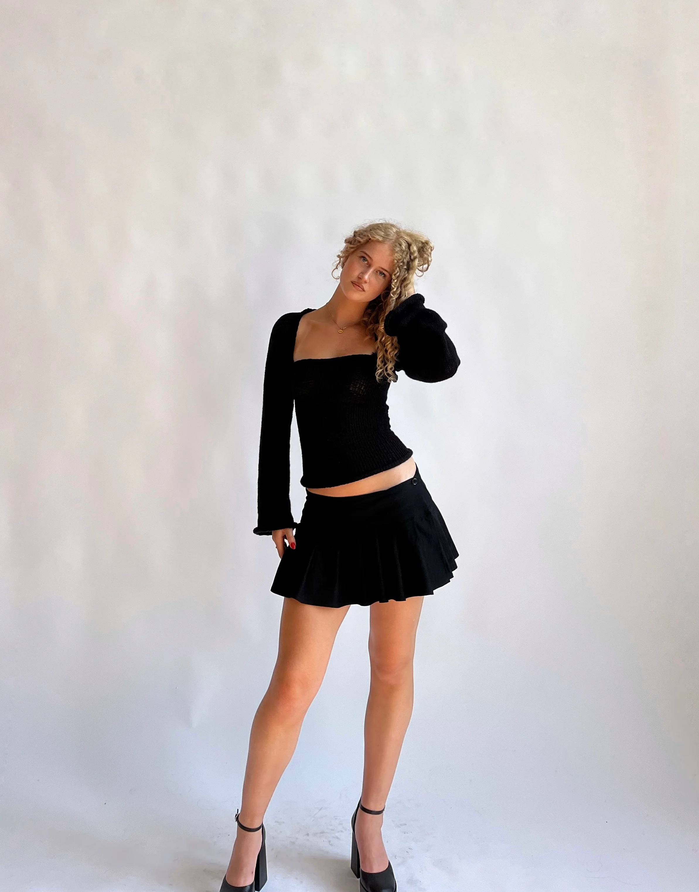 Open back top - Black - Image 6