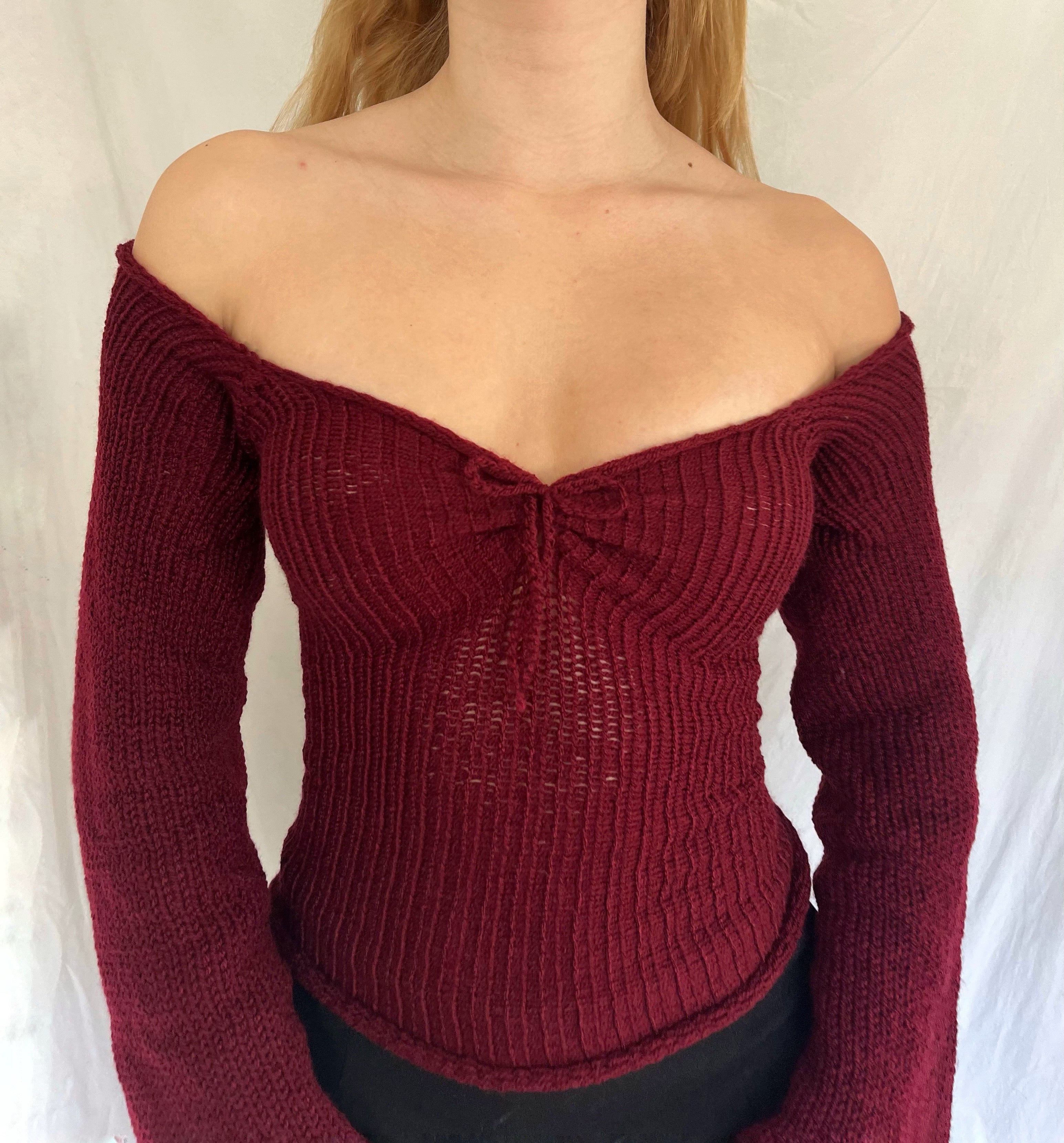 Cherry open back top - Cherry red - Image 6