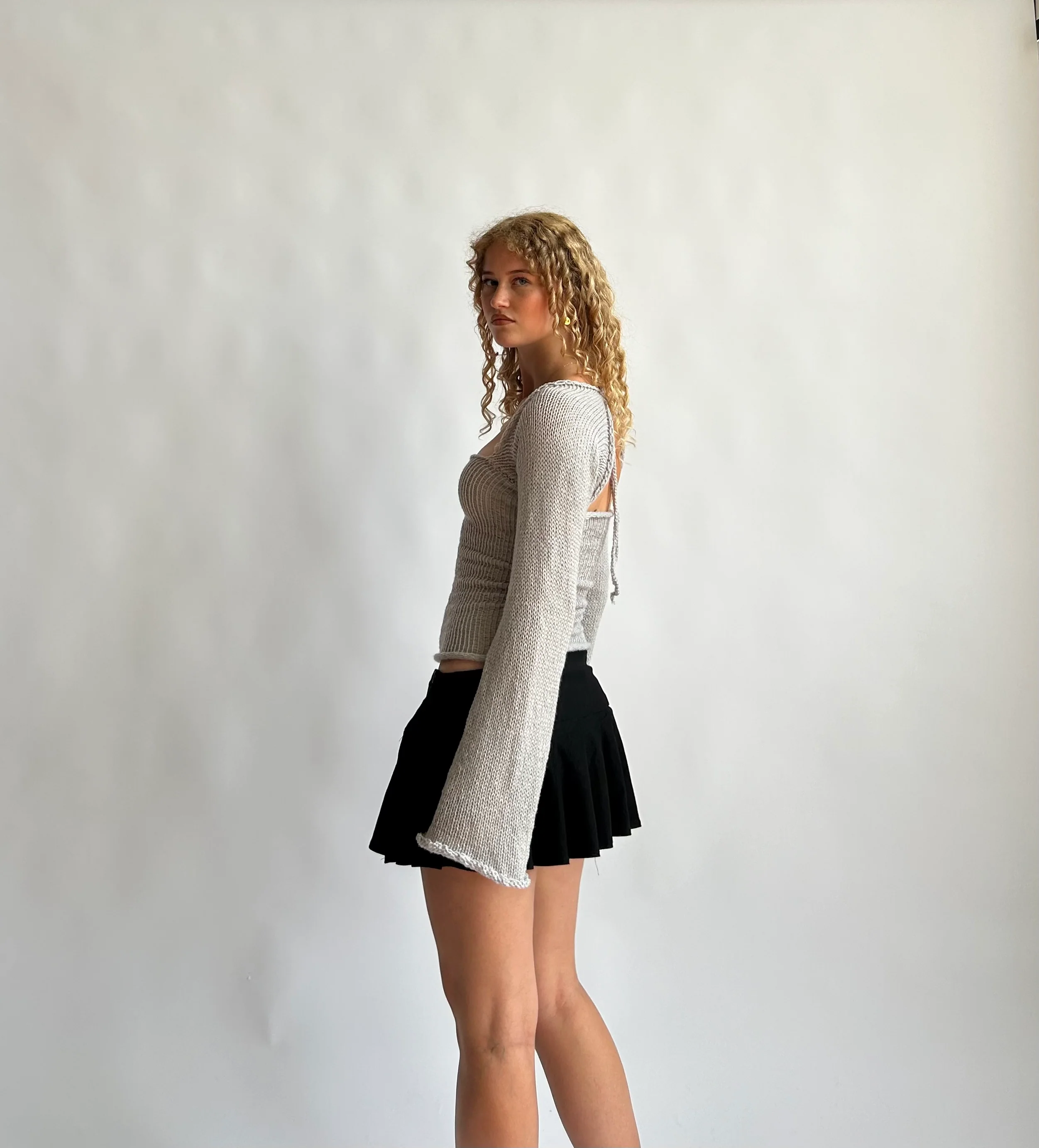 Open back top - Light gray - Image 5