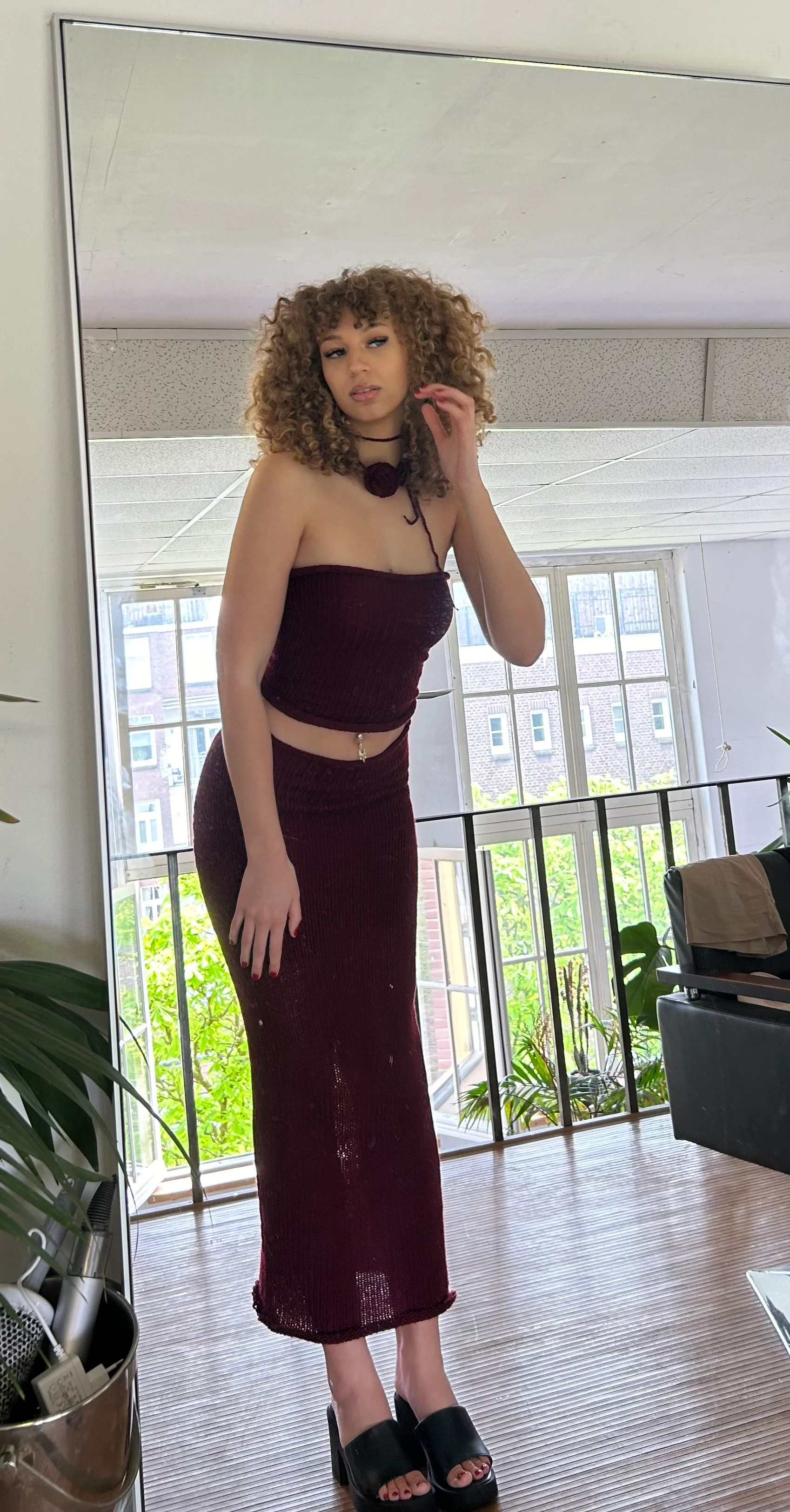 Tube top - Cherry red - Image 6