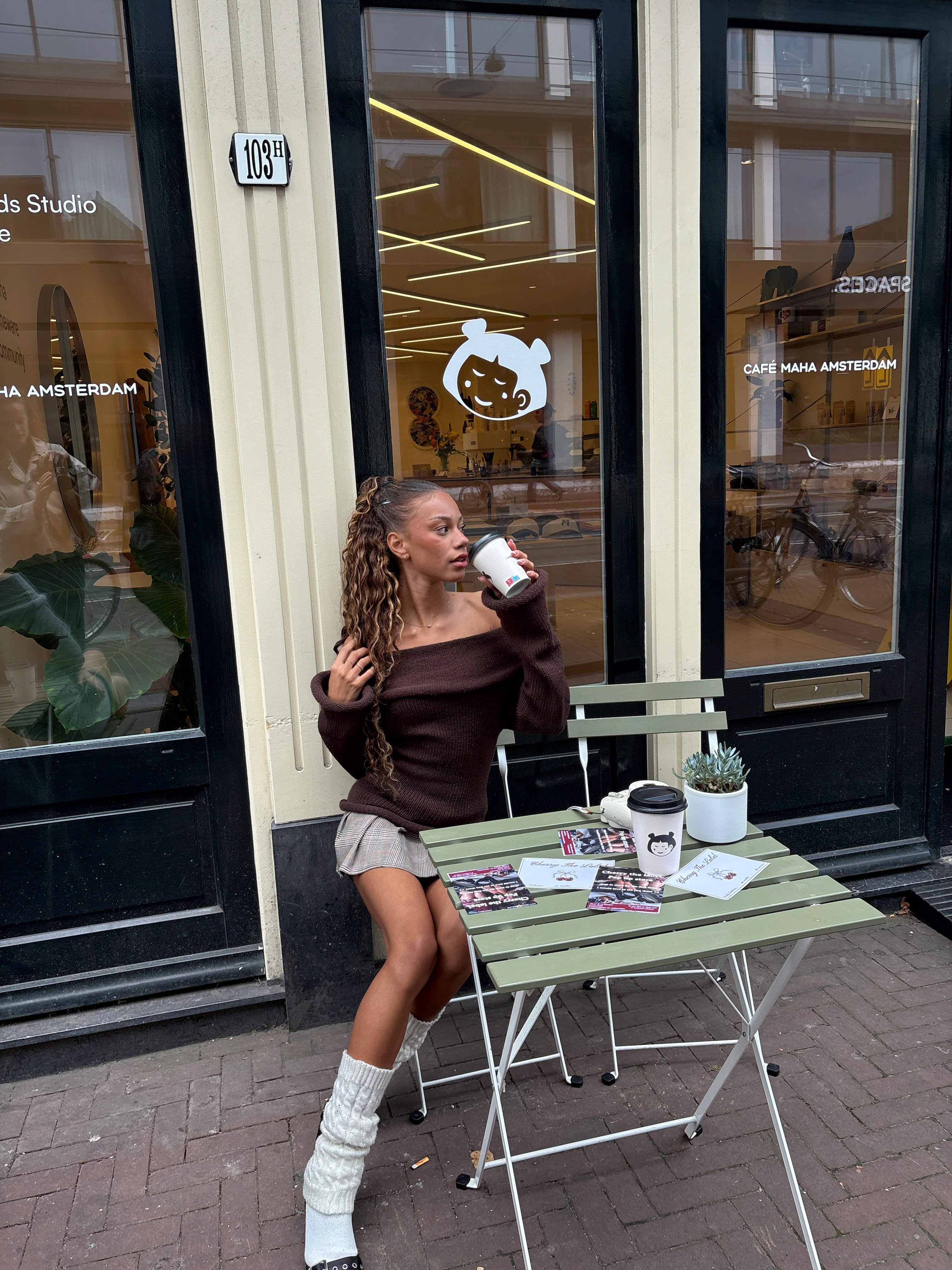 The Grace sweater - Chocolate brown - Image 5