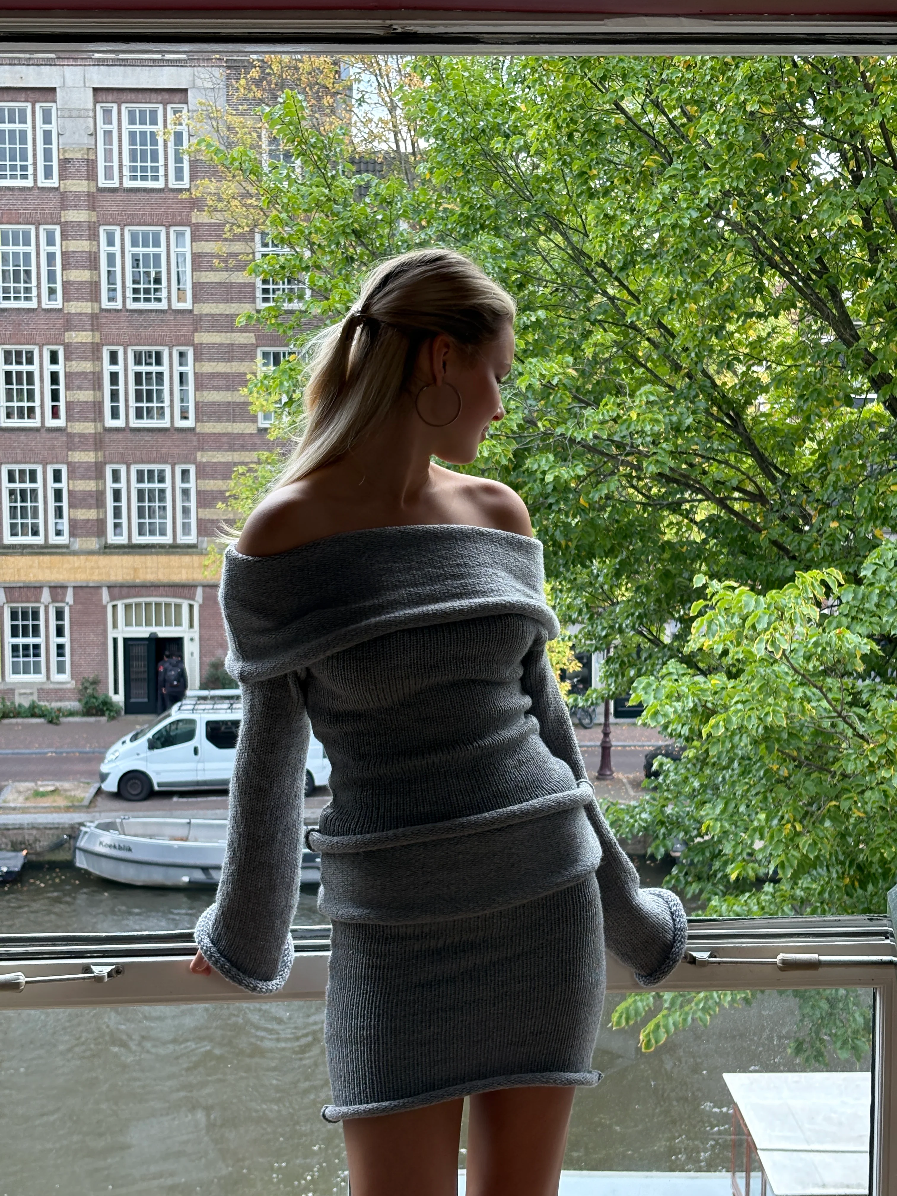 The Grace sweater - Charcoal gray - Image 4